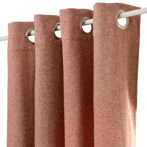 Rideau Isolant Effet Laine "kys" 140x260cm Ambre