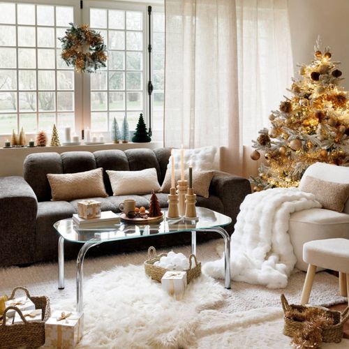 Plaid Imitation Fourrure 3d "zephy" 120x160cm Blanc