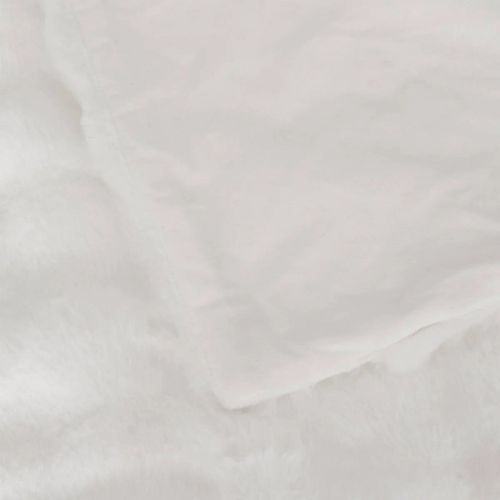 Plaid XL Imitation Fourrure 3d "zephy" 180x230cm Blanc