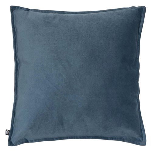 Coussin Déco Uni "lilou" 45x45cm Bleu Égéen