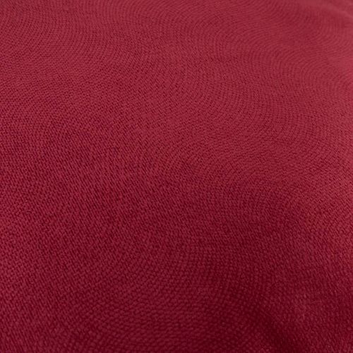 Coussin Déco Uni "lilou" 45x45cm Rouge Grenat