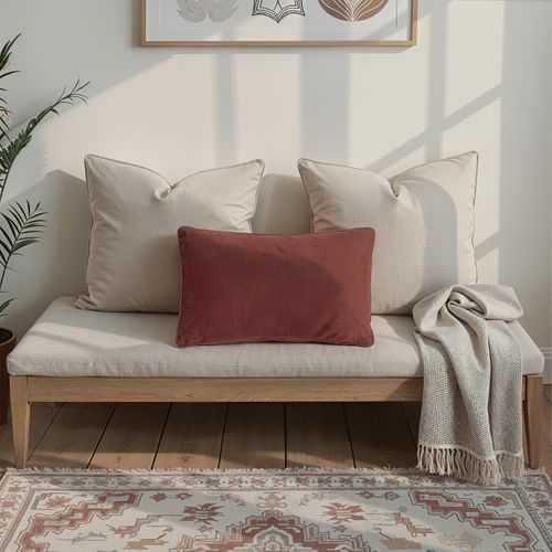 Coussin 30x50 cm LILOU Marron