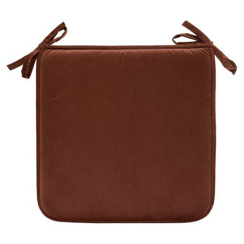 Galette De Chaise Lilou Marron Tonka 38x38cm