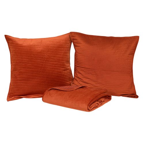 Dessus e lit 240x260 + 2 taies LILOU Terracotta