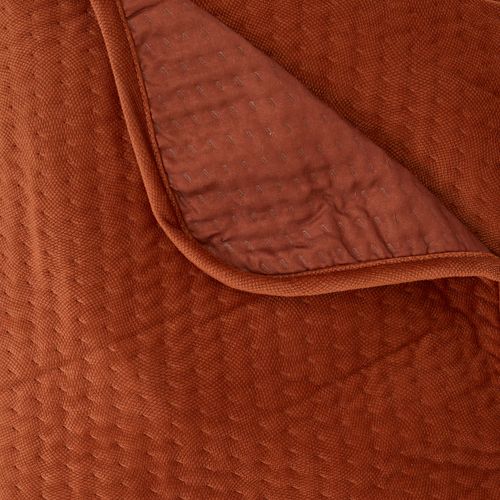 Dessus e lit 240x260 + 2 taies LILOU Terracotta