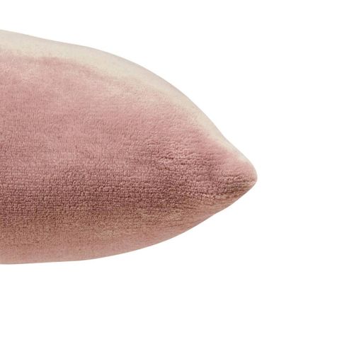 Coussin En Flanelle Uni "ollis" 38x38cm Rose