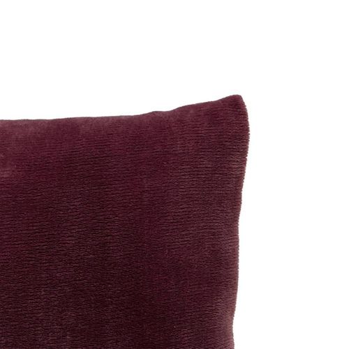Coussin En Flanelle Uni "ollis" 38x38cm Violet