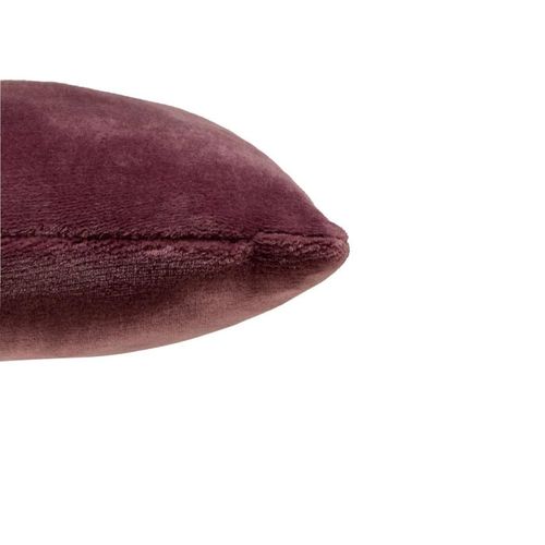 Coussin En Flanelle Uni "ollis" 38x38cm Violet