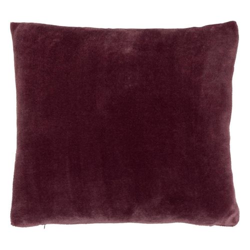Coussin En Flanelle Uni "ollis" 38x38cm Violet