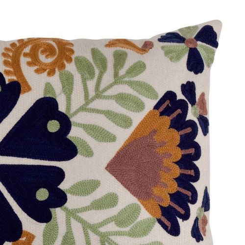 Coussin Déco Brodé "hary" 30x50cm Multicolore