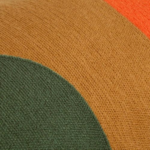 Coussin Déco Brodé "hary" 30x50cm Caramel