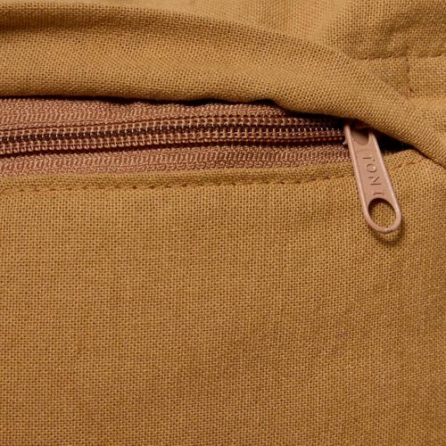 Coussin Déco Brodé "hary" 30x50cm Caramel