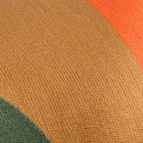 Coussin Déco Brodé "hary" 35x75cm Caramel