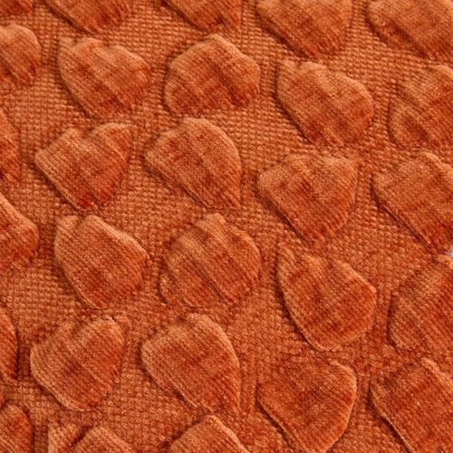 Coussin Chenillé 3d "nova" 40x40cm Ambre