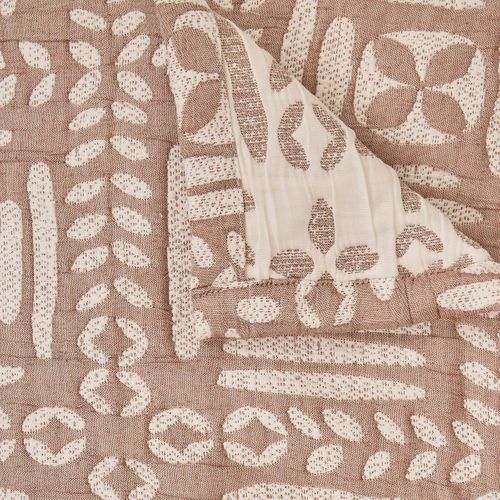 Dessus De Lit Nuvia Terracotta 260x240cm