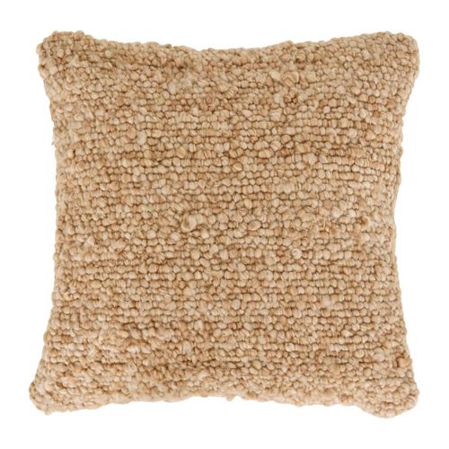 Coussin Déco Effet Laine "volna" 45x45cm Camel