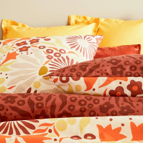 Parure De Lit Imprimée Daisie Marron 240x220cm