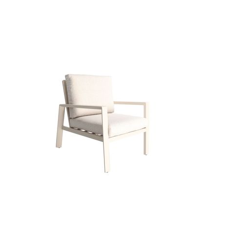 Fauteuil De Salon En Aluminium Luzane - Argile
