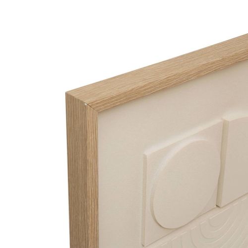 Toile Déco 3d "catalina" 60x60cm Blanc