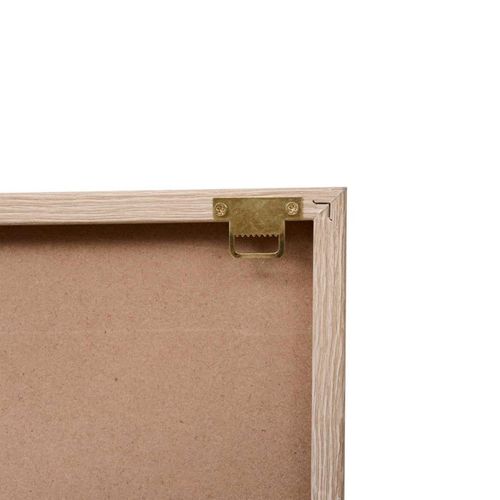 Toile Déco 3d "catalina" 60x60cm Blanc