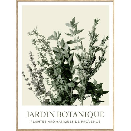 Toile Imprimée Encadrée Cecilia Vert 45x60cm