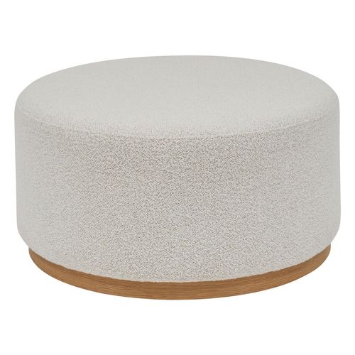 Pouf XL En Bouclette Nesky - Blanc
