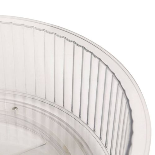 Organiseur Rotatif Streaks D23cm Transparent