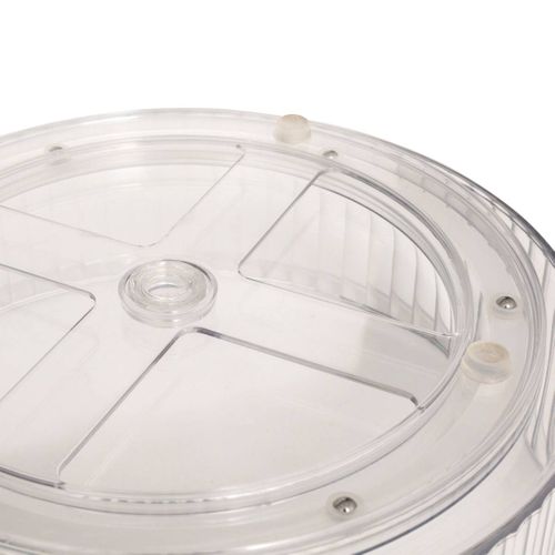 Organiseur Rotatif Streaks D23cm Transparent