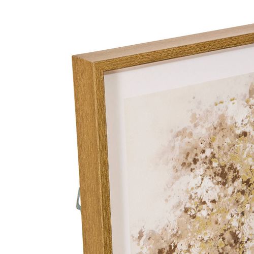 Toile Imprimée Encadrée Eka Marron 78x38cm