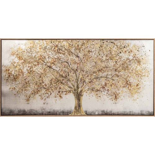 Toile Imprimée Encadrée Eka Marron 78x38cm