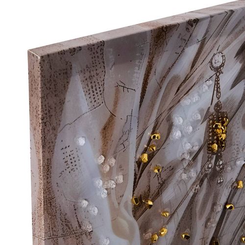 Toile Imprimée Mercury Doré 60x60cm