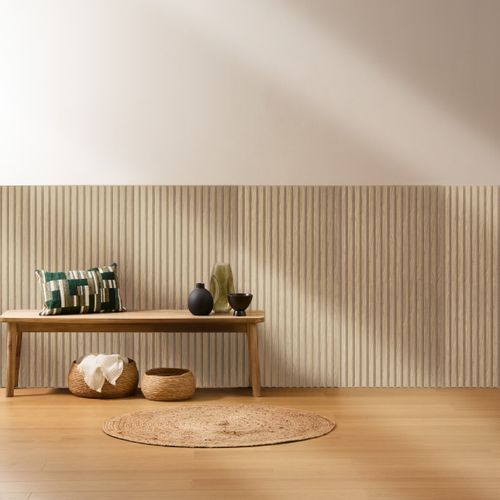 Panneau mural déco 120x60 cm COLVA Beige