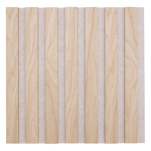 Set De 3 Panneaux Muraux Décoratifs Colva 30x30 Cm - Beige Fond Gris