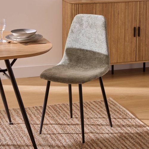 Chaise Tissu Chenille Tyka Kaki