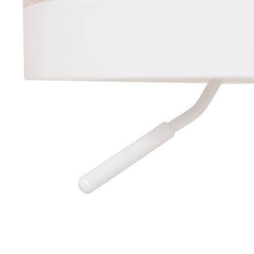 Tabouret De Bar Ilsa Ajustable Blanc Et Ivoire