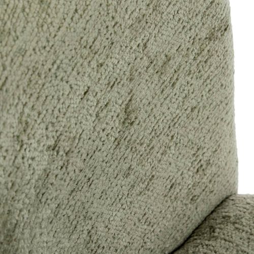 Fauteuil Repas Tissu Chenille Kaki Marlo