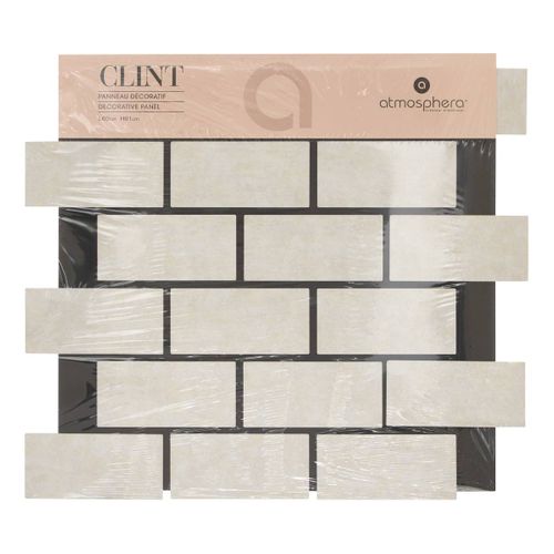 Panneau Décoratif Mural Clint 61x69 Cm - Beige