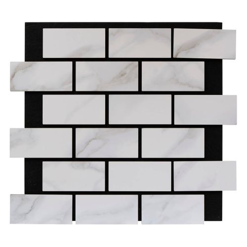 Panneau Mural Décoratif Clint 61x69 Cm - Gris