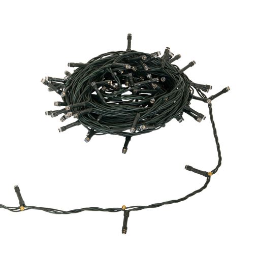 Guirlande Lumineuse Extérieur 10 Mètres 100 LED Jaune Ambre 8 Jeux De Lumière