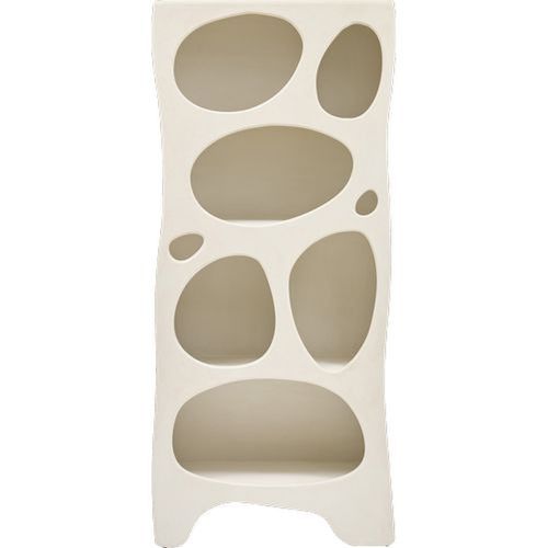 Meuble Étagère 6 Niches Forme Organique Chesni - Ivoire