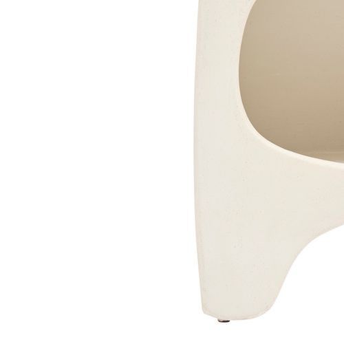 Meuble Étagère 6 Niches Forme Organique Chesni - Ivoire