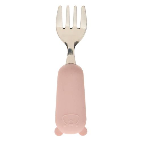 Set Couverts Cuillère Et Fourchette Yum L.16,5cm Rose