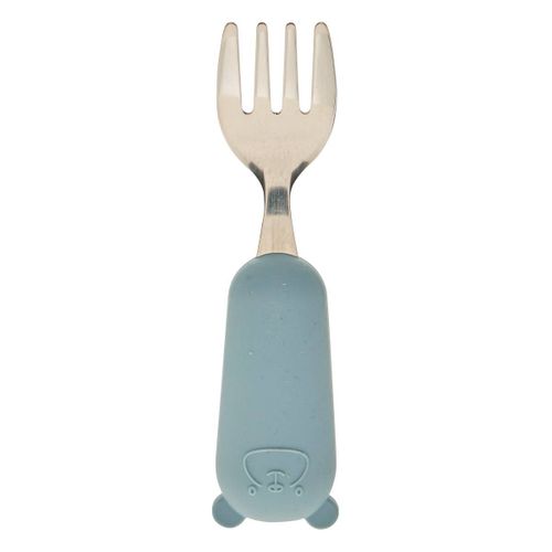 Set Couverts Cuillère Et Fourchette Yum L.16,5cm Bleu