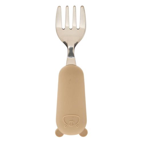 Set Couverts Cuillère Et Fourchette Yum L.16,5cm Beige