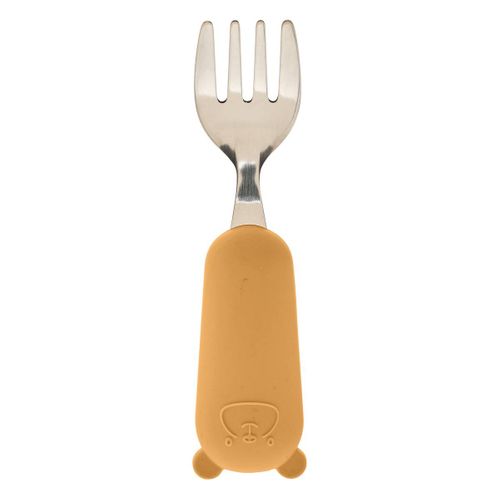Set Couverts Cuillère Et Fourchette Yum L.16,5cm Ocre