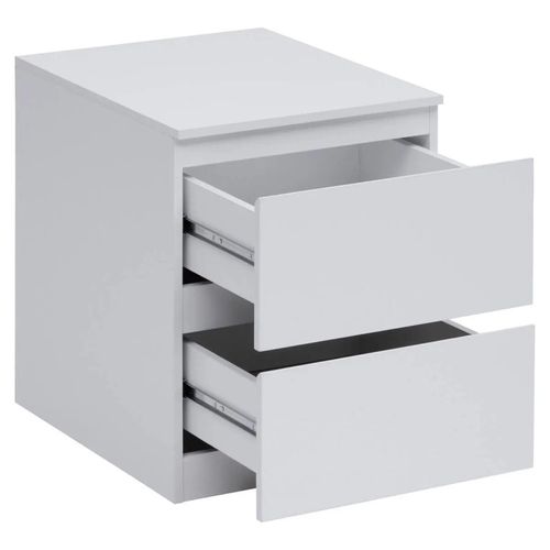 Chevet 2 Tiroirs 38 Cm Dolo Blanc 5five