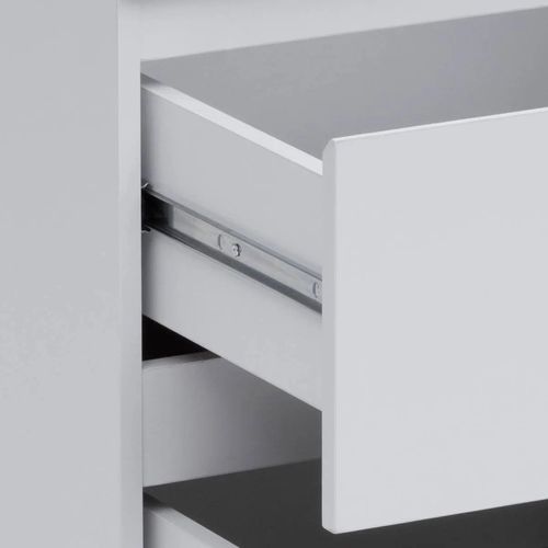 Chevet 2 Tiroirs 38 Cm Dolo Blanc 5five