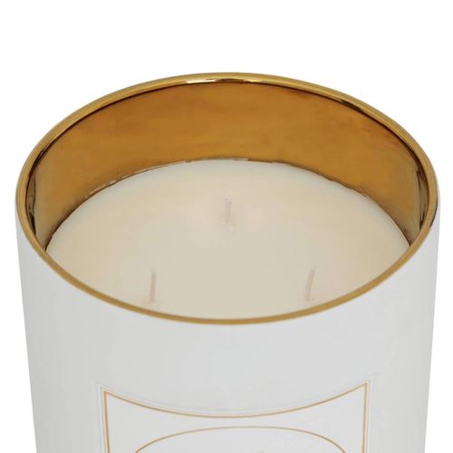Bougie Parfumée En Céramique "lucia" 1800g Santal et Rose