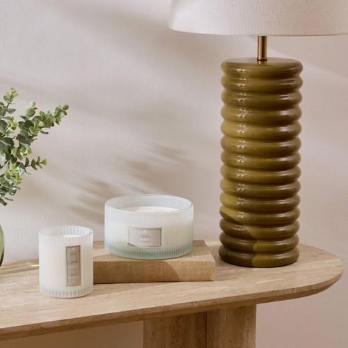 Bougie Parfumée En Verre "albie" 290g Thé Blanc