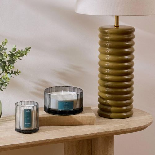 Bougie Parfumée En Verre "albie" 290g Bois De Oud